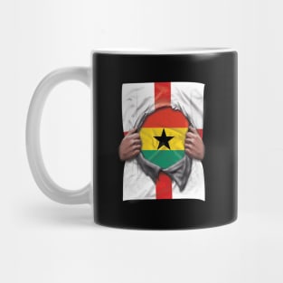 Ghana Flag English Flag Ripped - Gift for Ghanaian From Ghana Mug